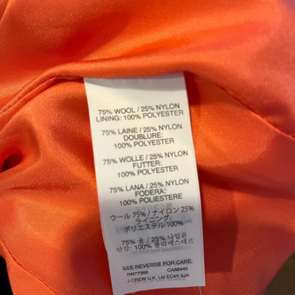 J. Crew Double Cloth Coat - Picture 3 of 3